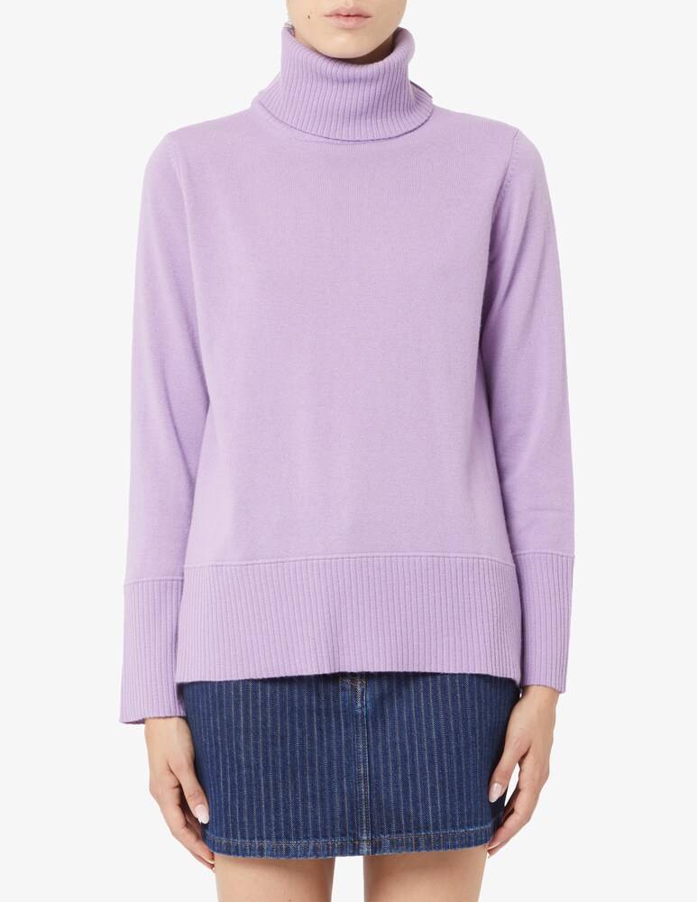 Rinascente Collection Maglione collo alto con spacco