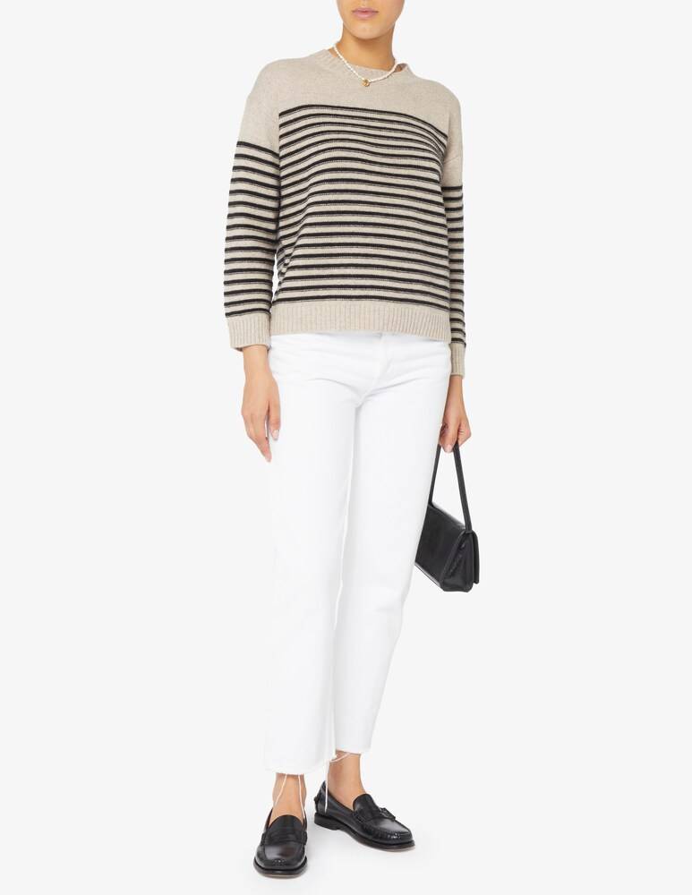 Rinascente Collection Maglione Girocollo A Riga Boxy