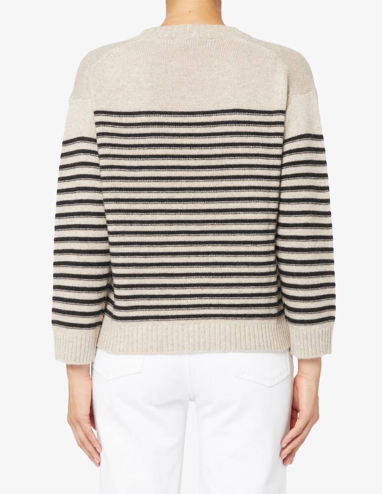 Rinascente Collection Maglione Girocollo A Riga Boxy