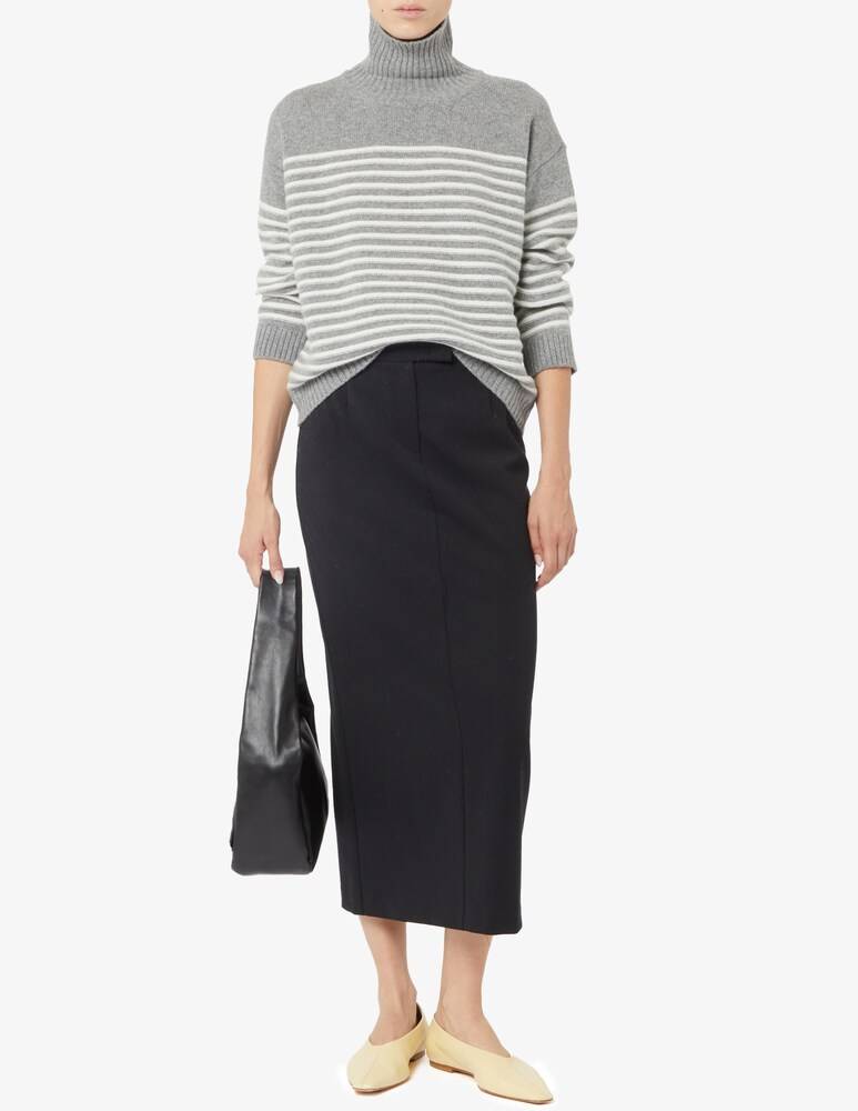 Rinascente Collection Maglione Girocollo A Riga Boxy