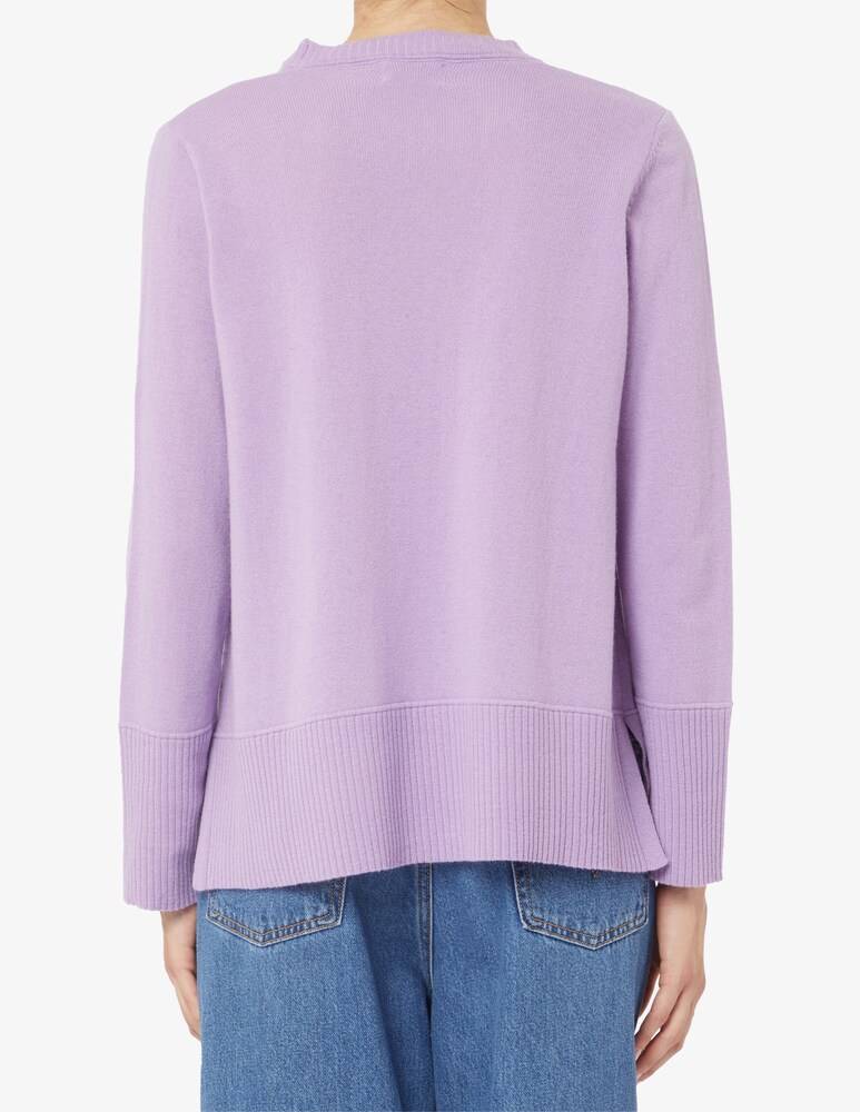 Rinascente Collection Maglione Girocollo Con Spacco