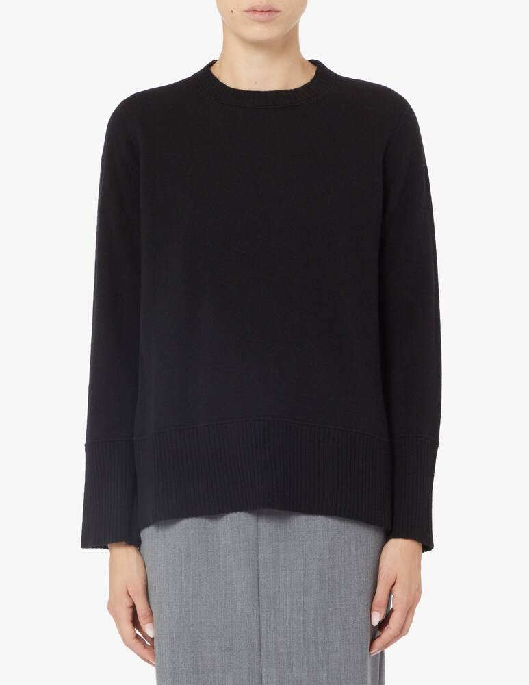 Rinascente Collection Maglione girocollo con spacco