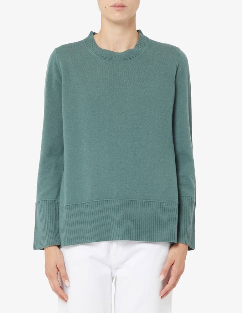 Rinascente Collection Maglione girocollo con spacco