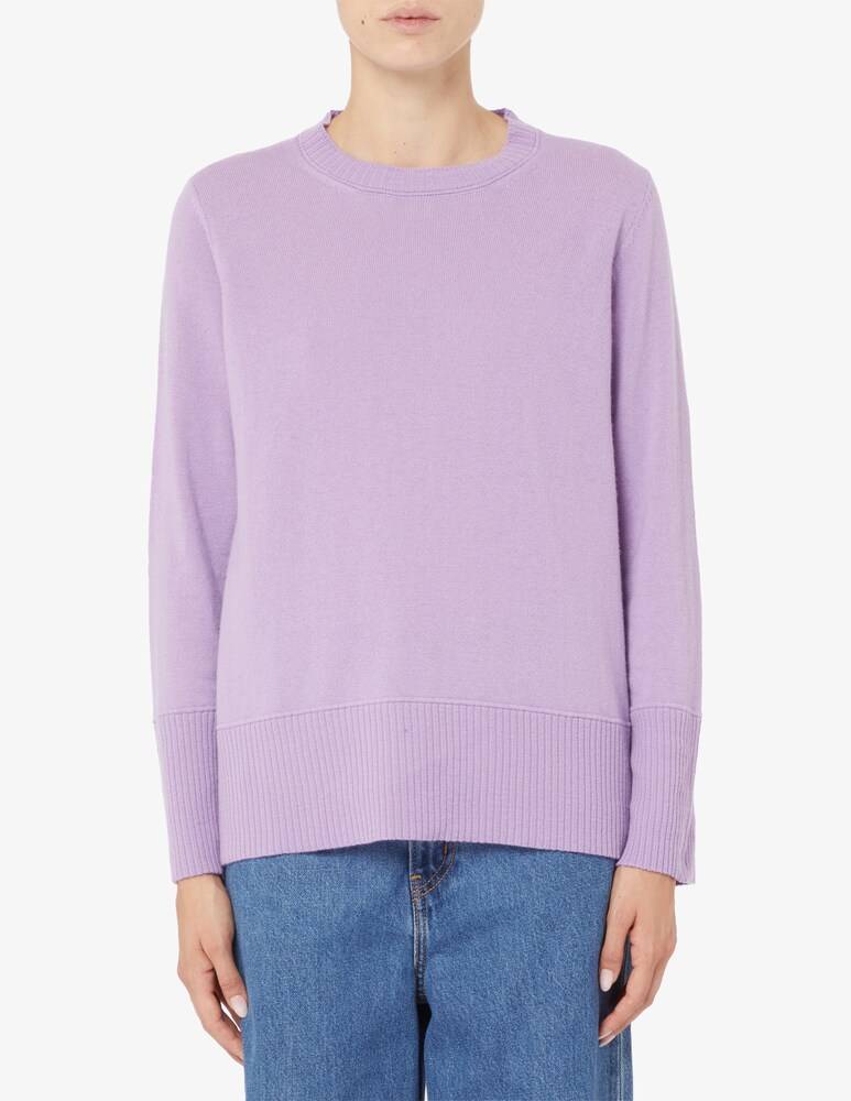 Rinascente Collection Maglione girocollo con spacco