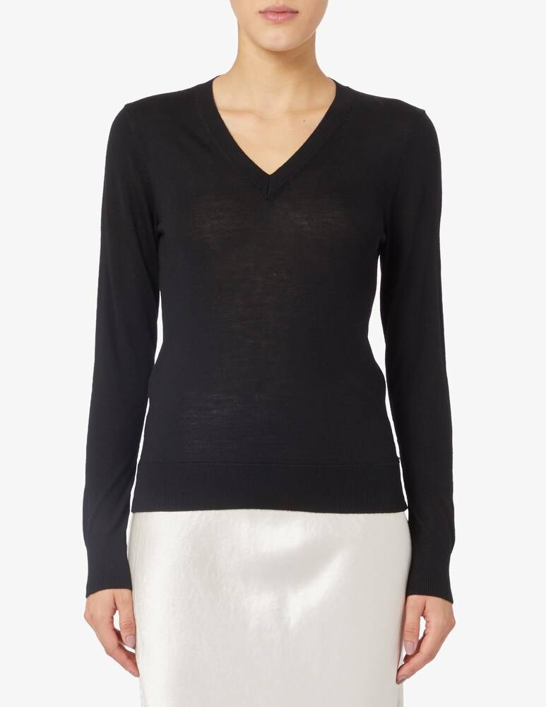 Rinascente Collection Maglione scollo a v in lana