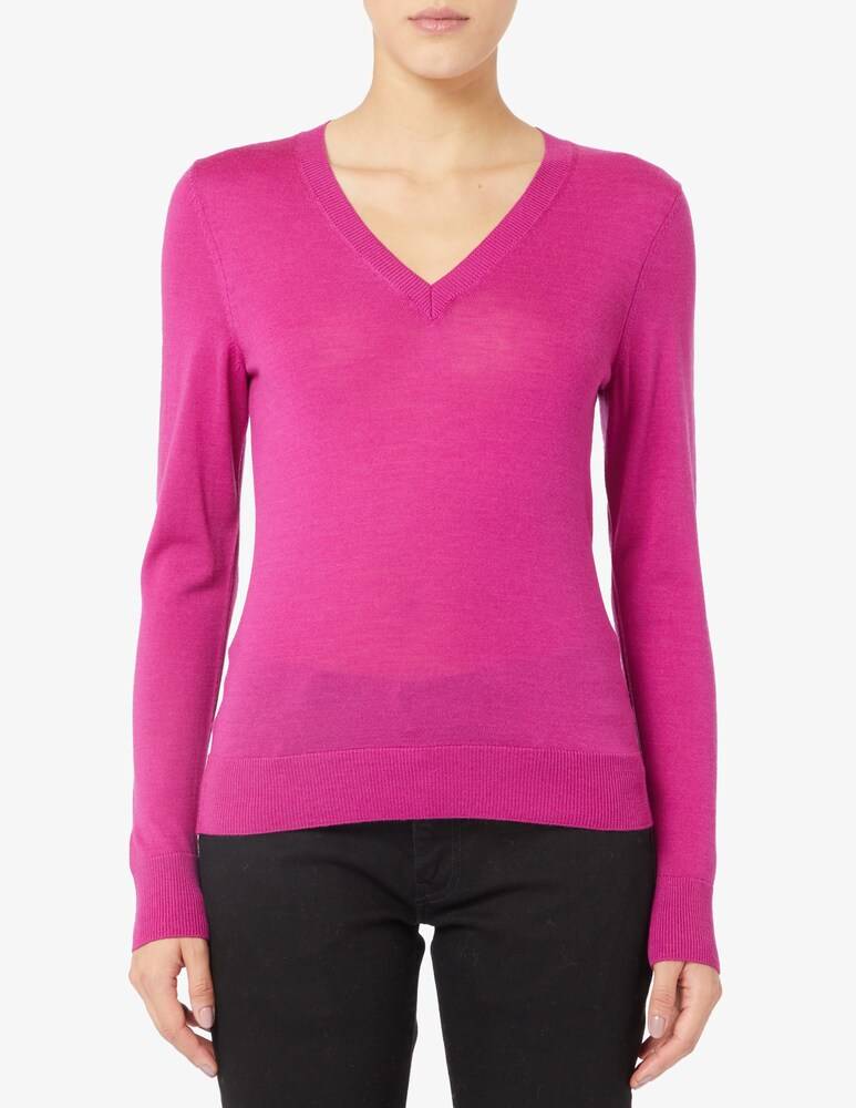 Rinascente Collection Maglione scollo a v in lana