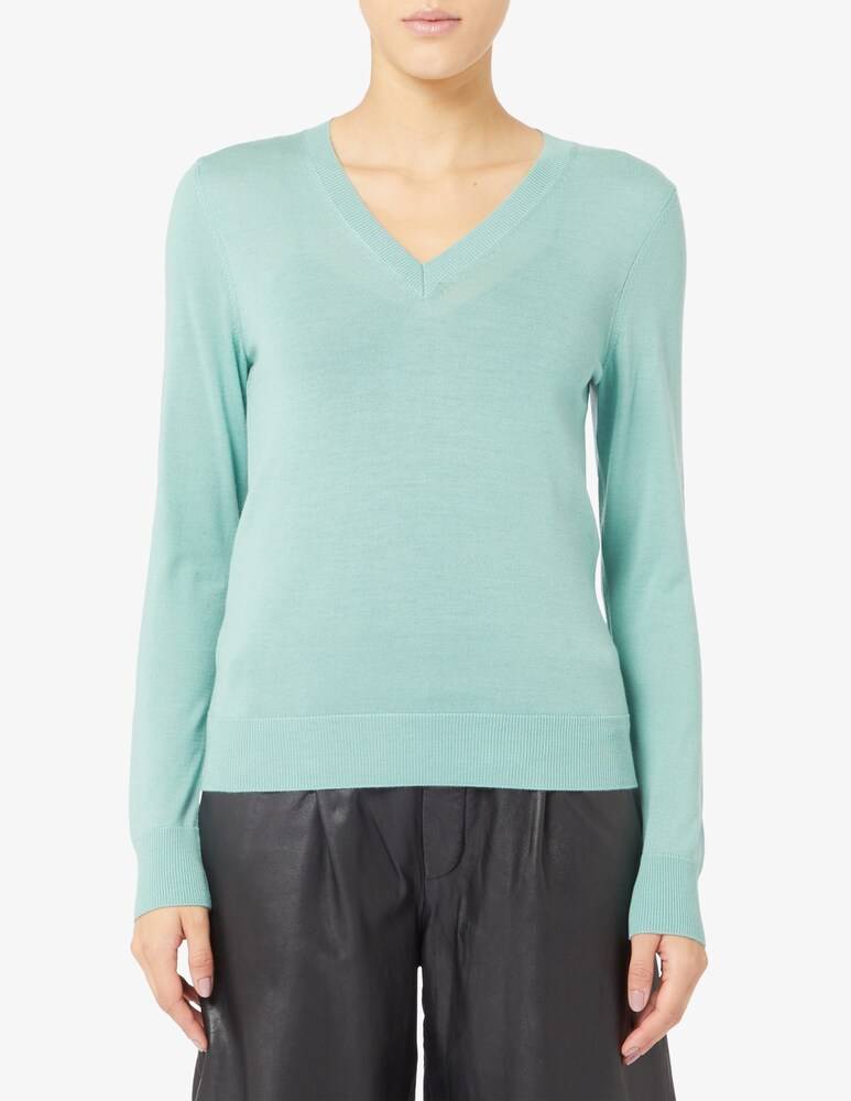 Rinascente Collection Maglione scollo a v in lana