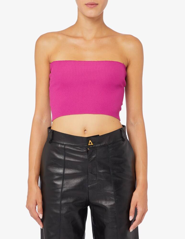 Rinascente Collection Pink Label Top fascia costina