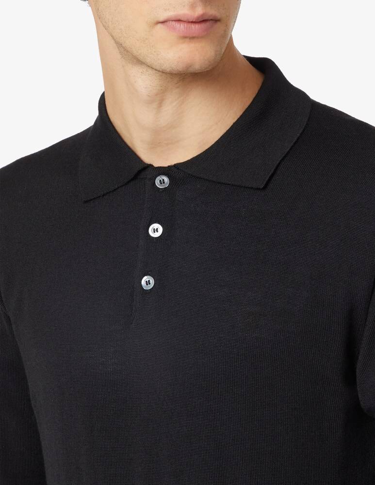 Rinascente Collection Polo In Lana Seta E Cashmere F16