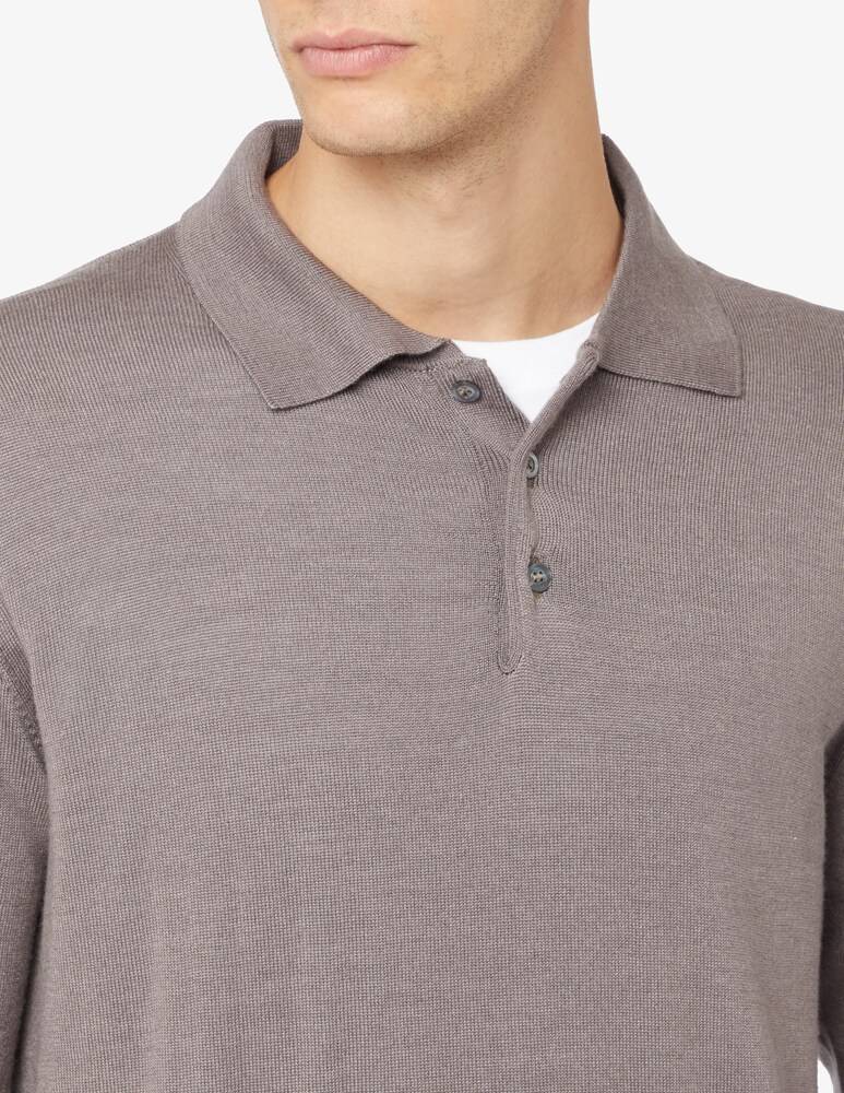 Rinascente Collection Polo In Lana Seta E Cashmere F16