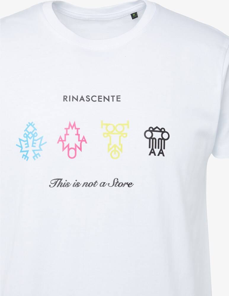 Rinascente Tshirt Con Loghi Colorati Grandi