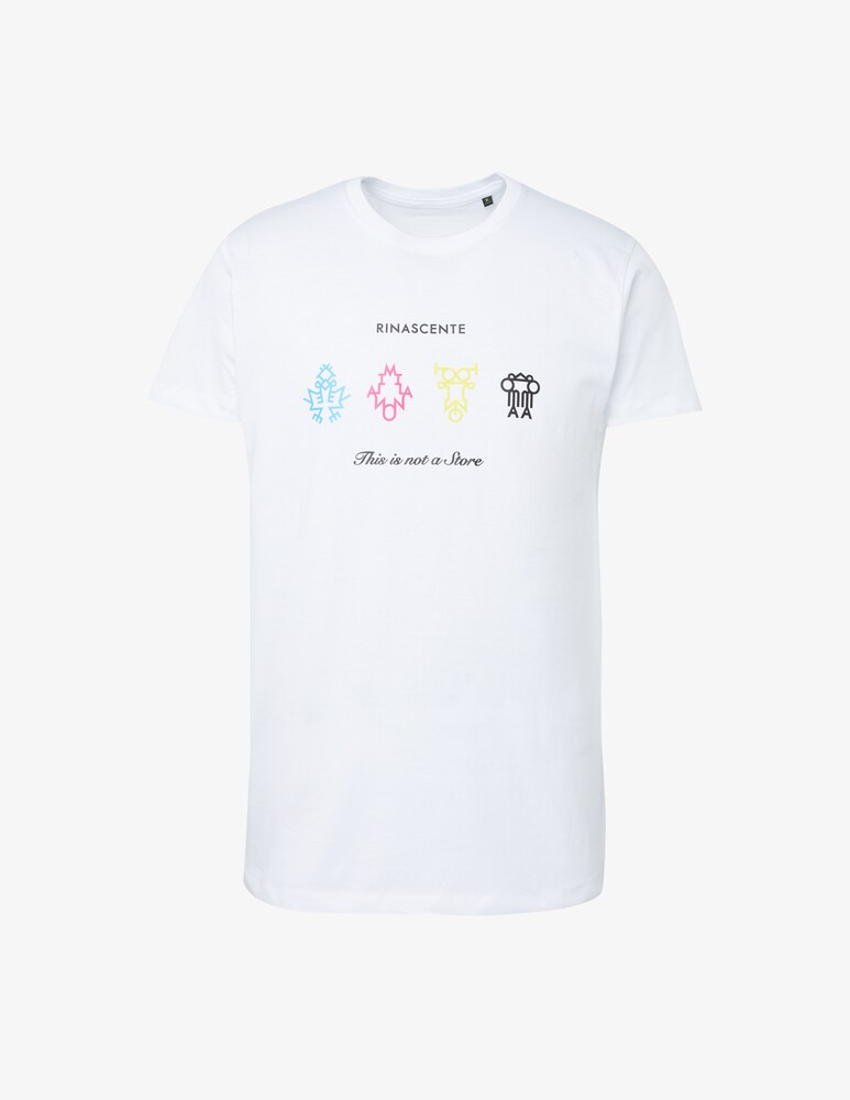 Rinascente Tshirt Con Loghi Colorati Grandi