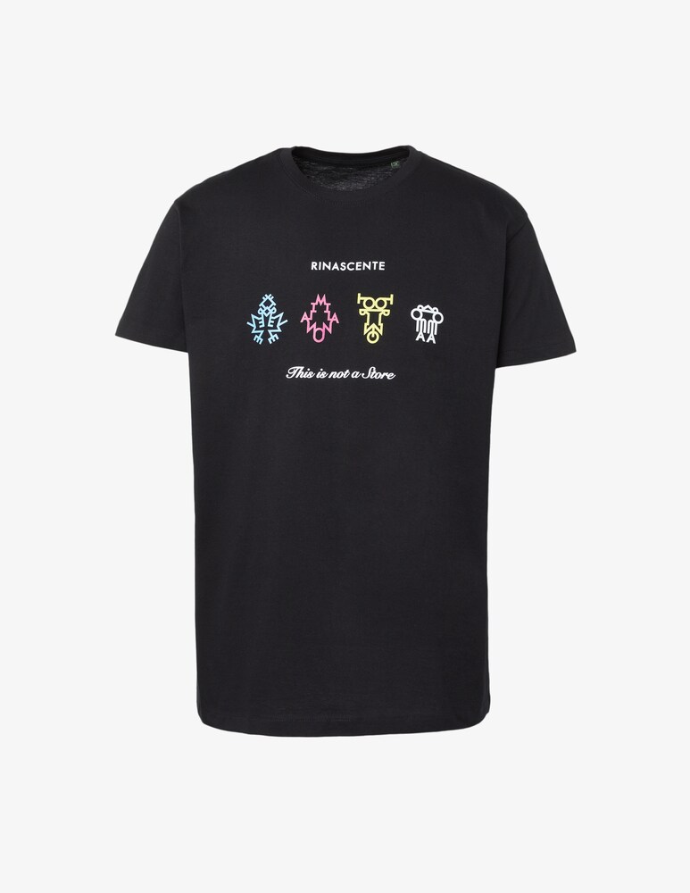 Rinascente Tshirt Con Loghi Colorati Grandi