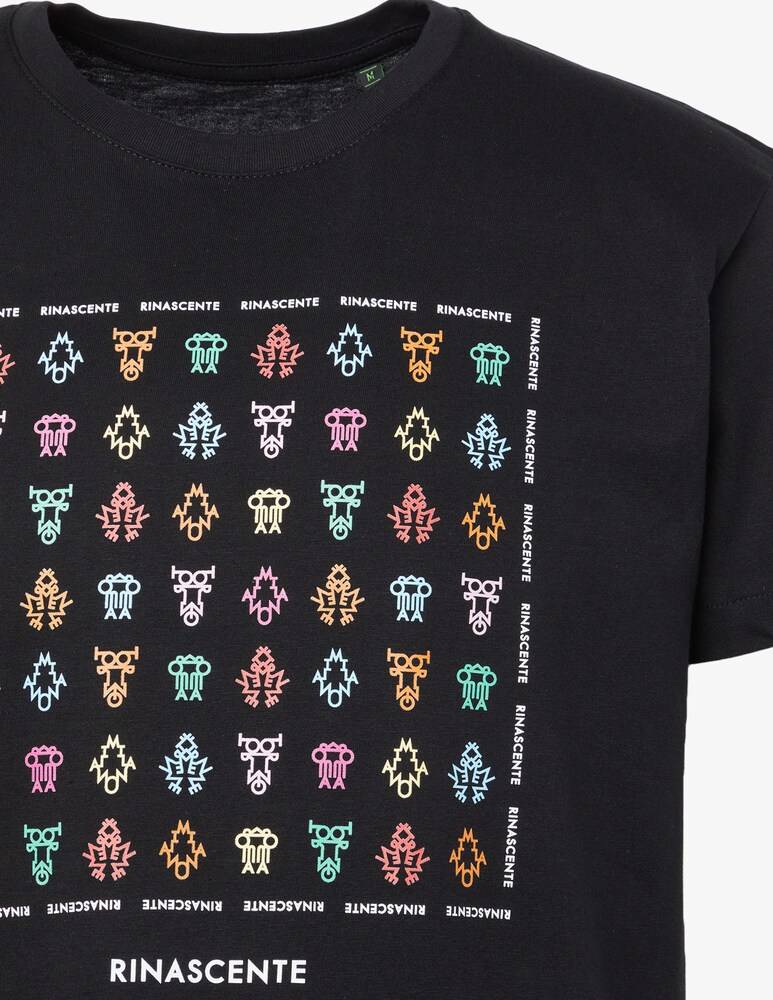 Rinascente Tshirt Con Loghi Colorati Piccoli