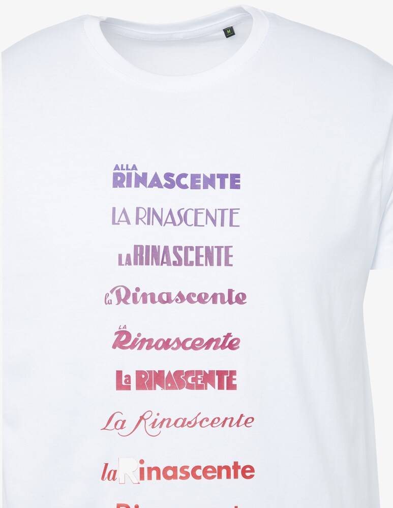 Rinascente Tshirt Evoluzione Logo Frasi Colorate