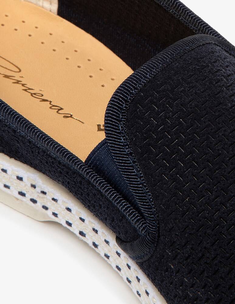 Rivieras Espadrillas Suede Embosse
