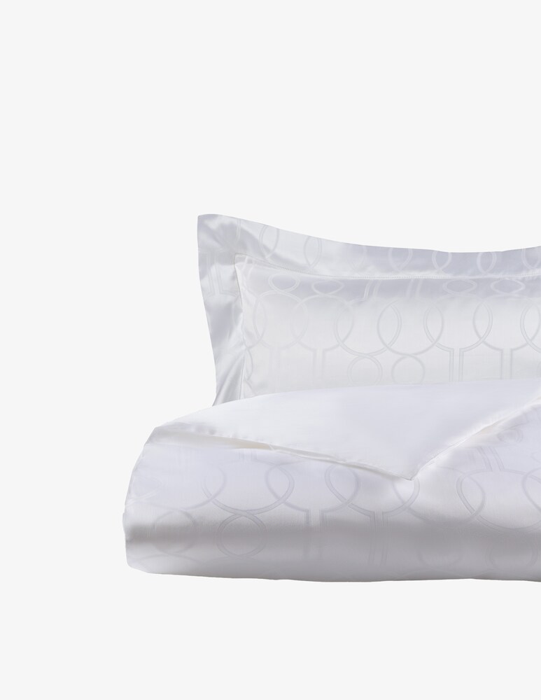 Rivolta Carmignani Shangri-La Jacquard Parure Copripiumino - Bianco