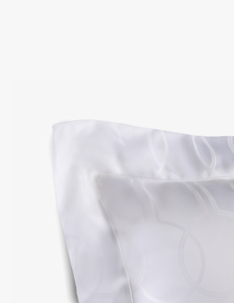 Rivolta Carmignani Shangri-La Jacquard Parure Lenzuolo - Bianco