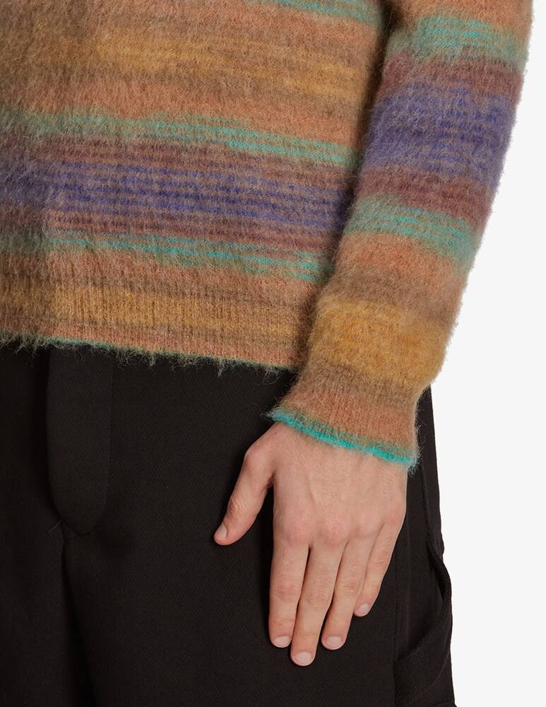 Roberto Collina Maglia Girocollo Riga Multicolor