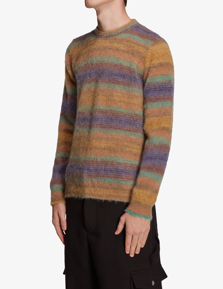 Roberto Collina Maglia Girocollo Riga Multicolor
