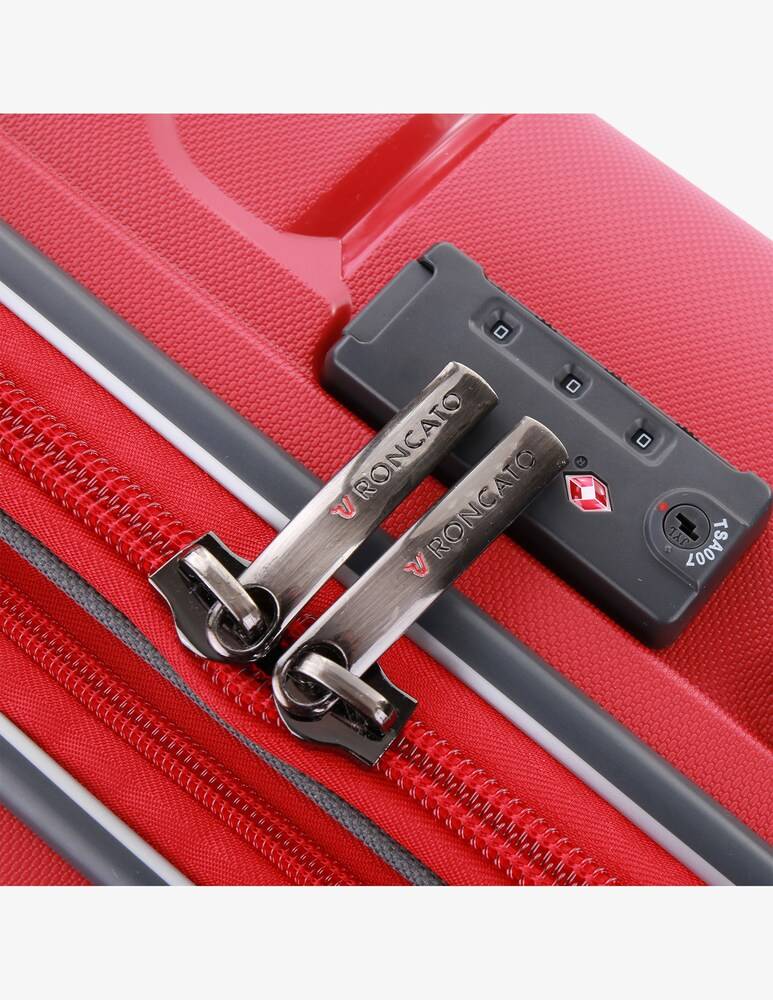 Roncato Flight Dlx Trolley Cabina 55 Cm - Rosso Scuro