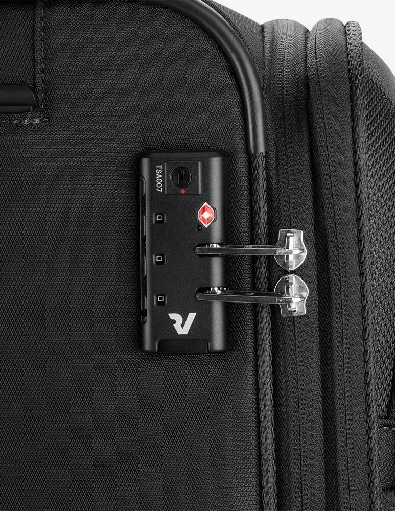 Roncato Joy Trolley Grande 4 Ruote Esp. Bagaglio Da Stiva - Nero