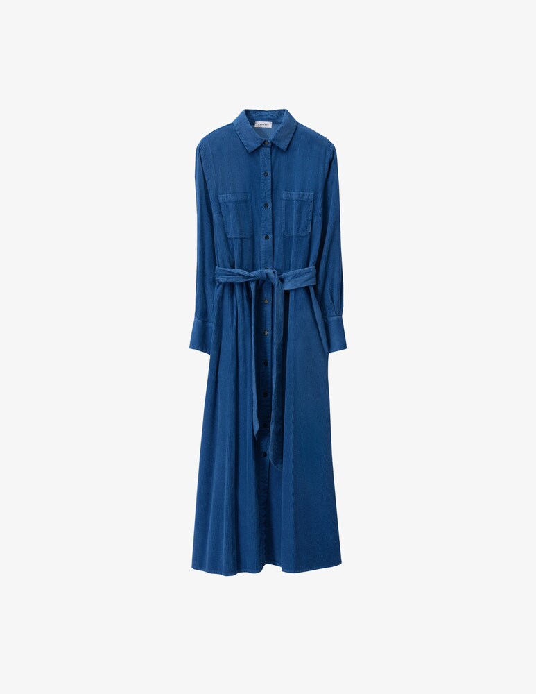 Rosso35 Chemisier lungo con cintura