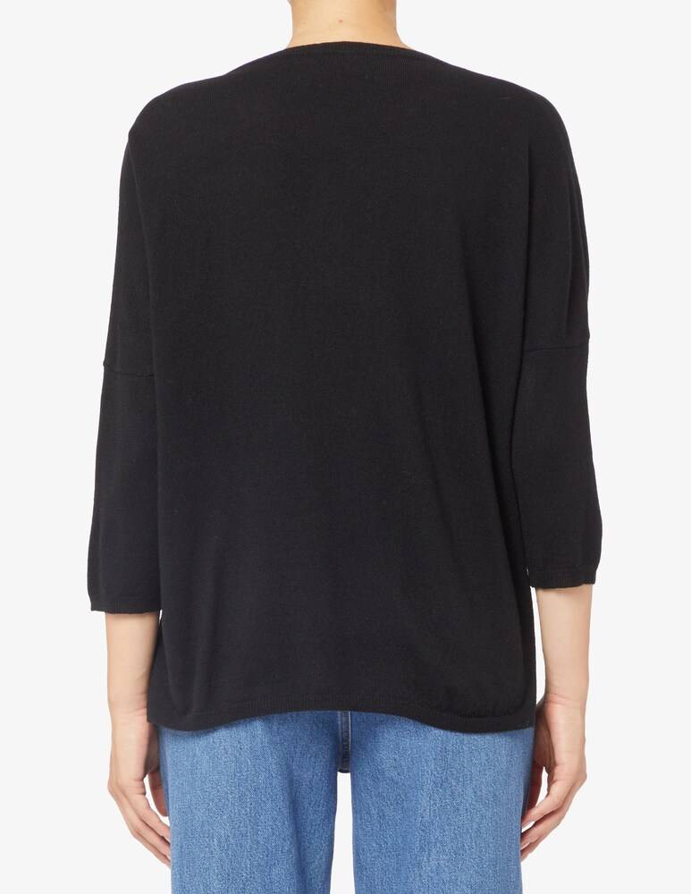 Rosso35 Maglione Con Gioilello In Misto Cachemire