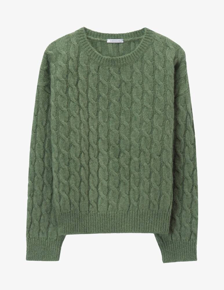 Rosso35 Maglione Con Trecce In Alpaca