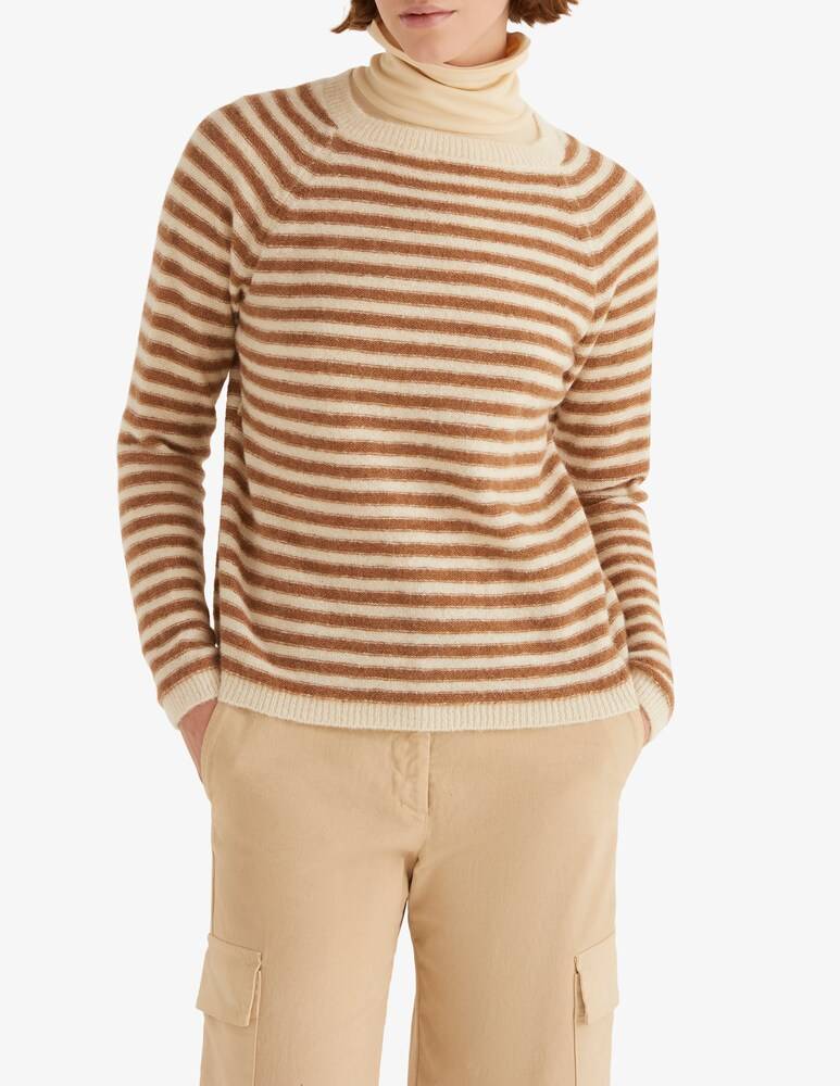Rosso35 Maglione rigato in alpaca