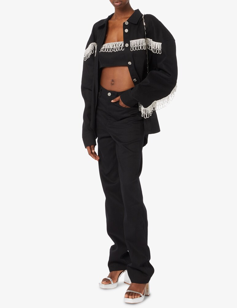 Rotate Top Di Jeans A Fascia