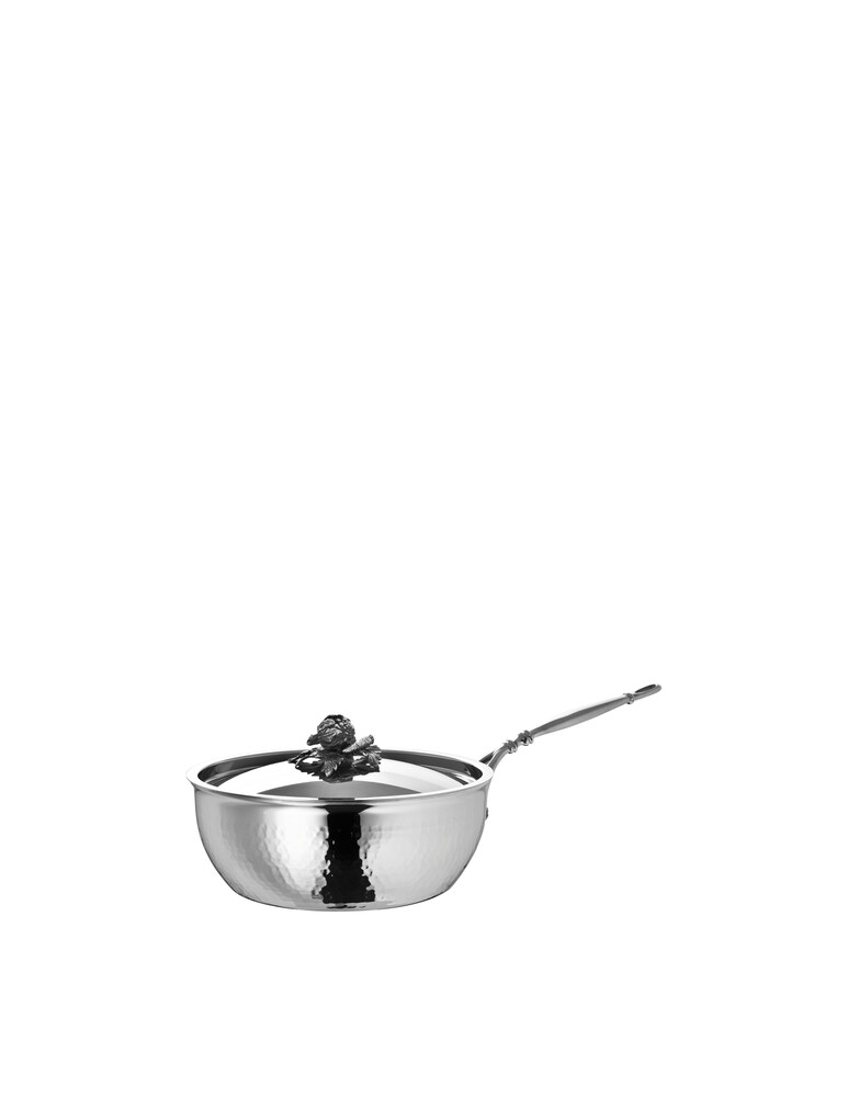 Ruffoni Opus Prima Padella Chef 24Cm Con Pomolo Arg. Dec. - Argento