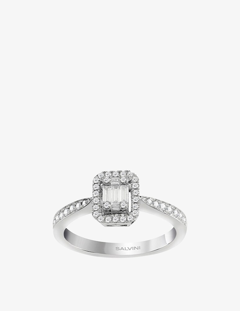 Salvini Anello Magia in oro bianco con diamanti 0.3 Ct