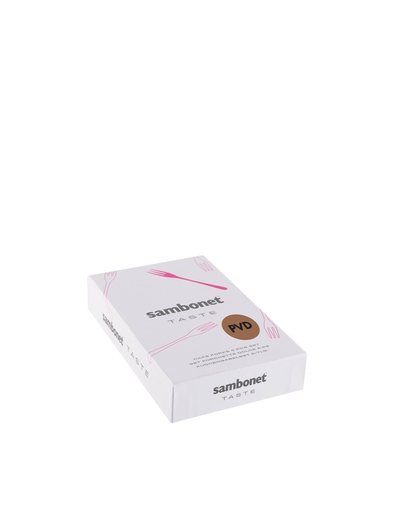 Sambonet Gift Set 6 Forchette Dolce Taste - Oro