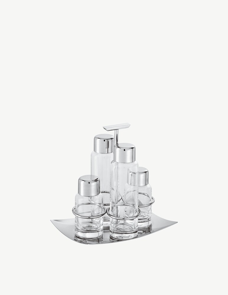 Sambonet Menage 4 Pz Con Cristalli - Acciaio Inox