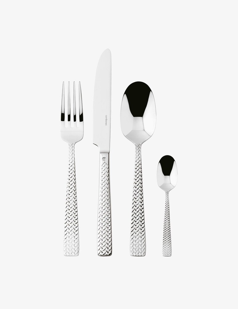 Sambonet Servizio 24 Pz Monoblocco - Acciaio Inox