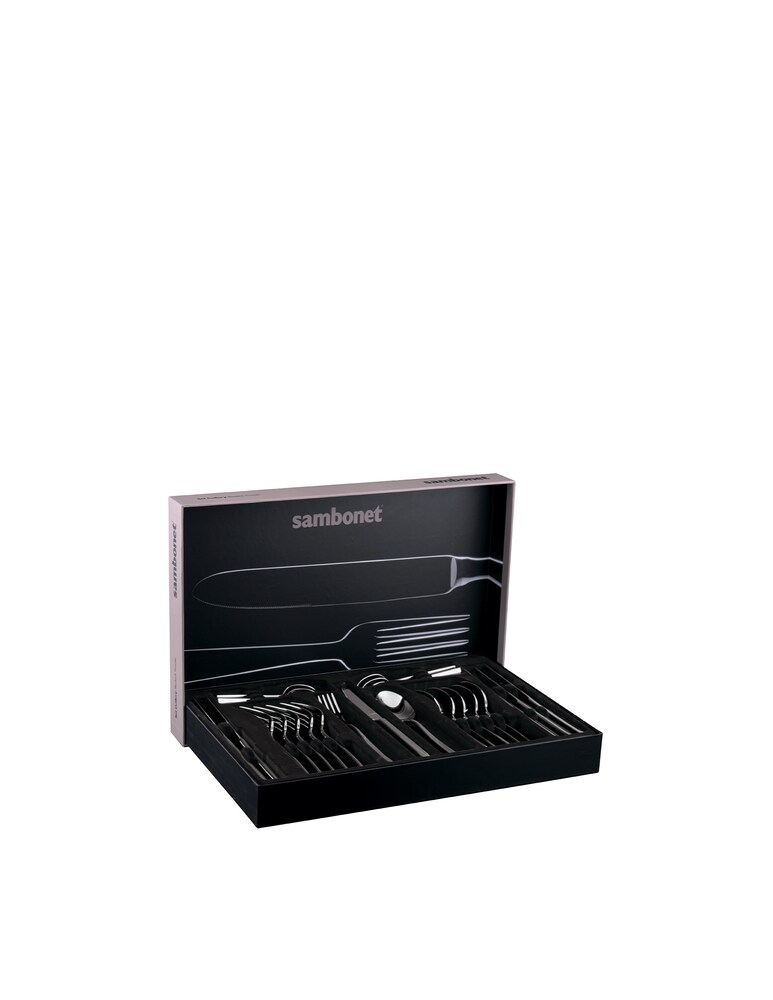 Sambonet Set 24 Pz Manico Orfèvre Contour - Acciaio Inox