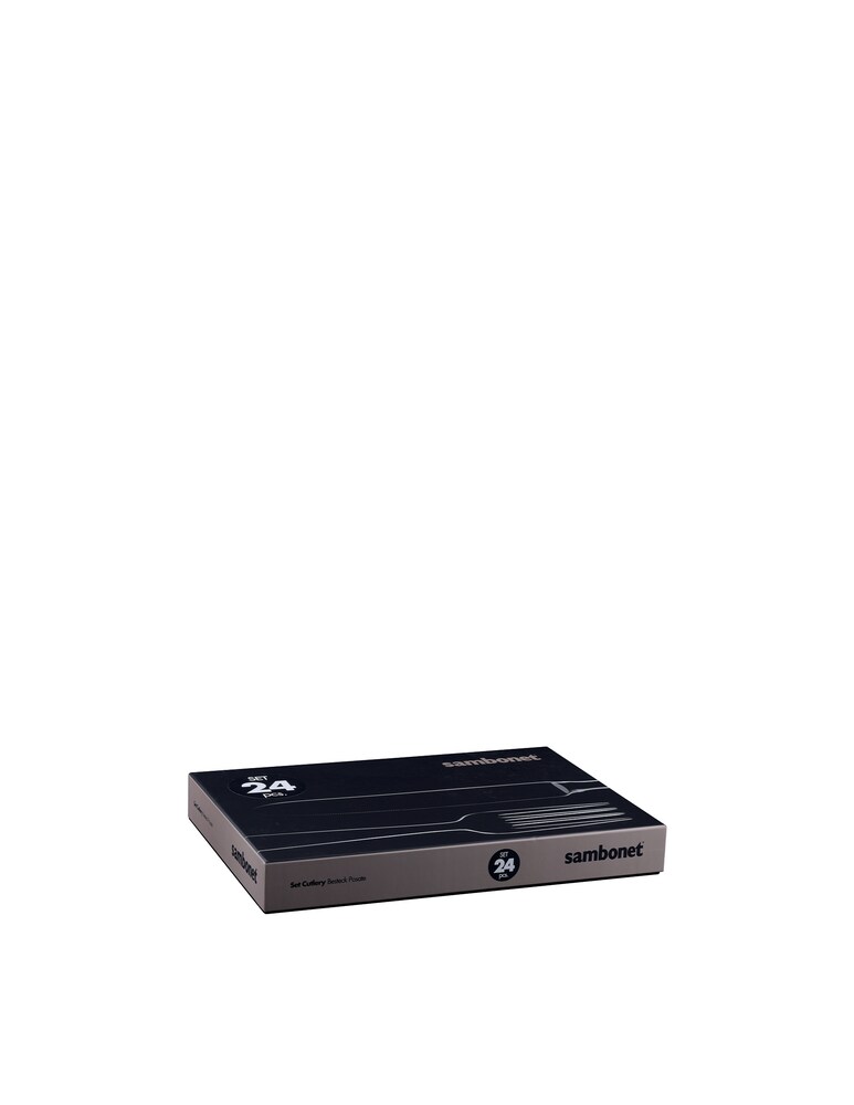 Sambonet Set 24 Pz Manico Orfèvre Contour - Acciaio Inox