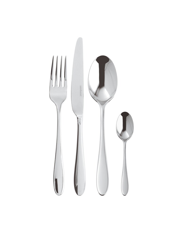 Sambonet Set 24 Pz Monoblocco Velvet - Acciaio Inox