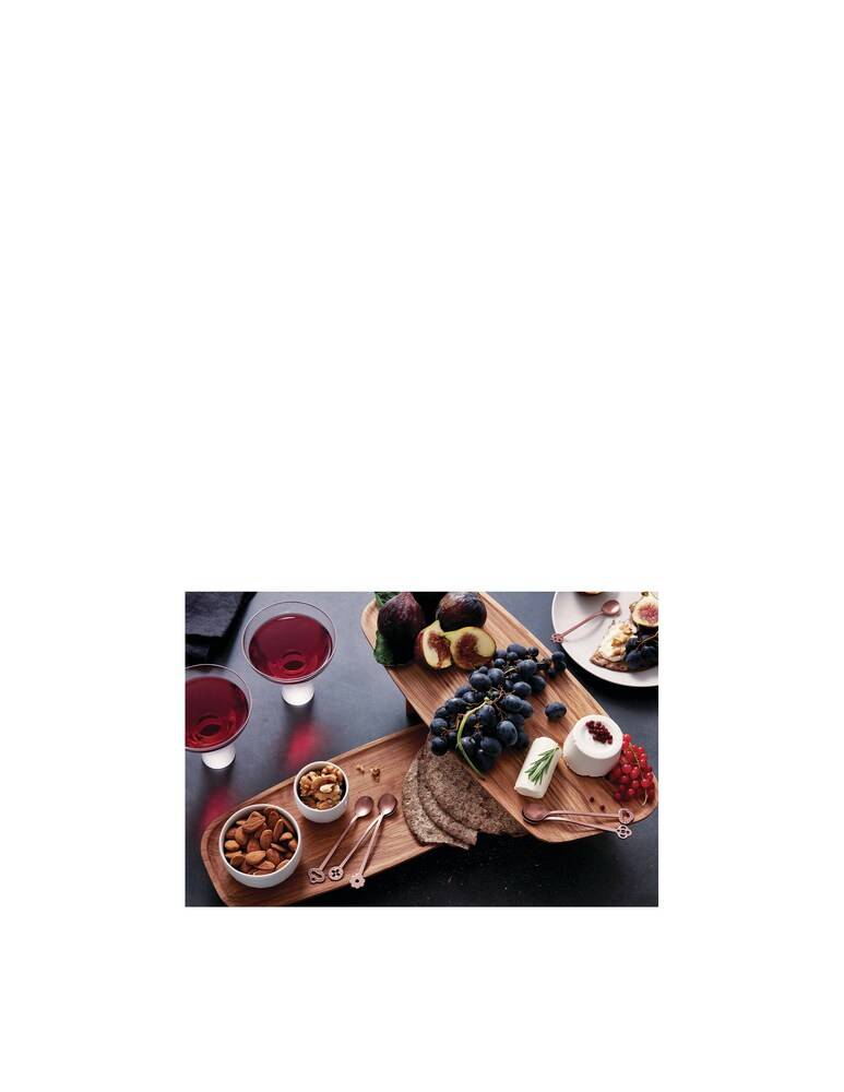 Sambonet Set 6 Cucchiaini Party Portafort. Living Inox Antique - Rame