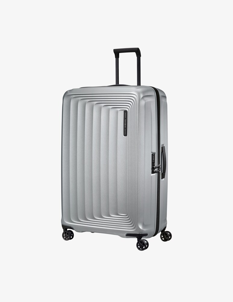Samsonite Nuon Spinner 81x30 Exp Bagaglio Da Stiva - Argento