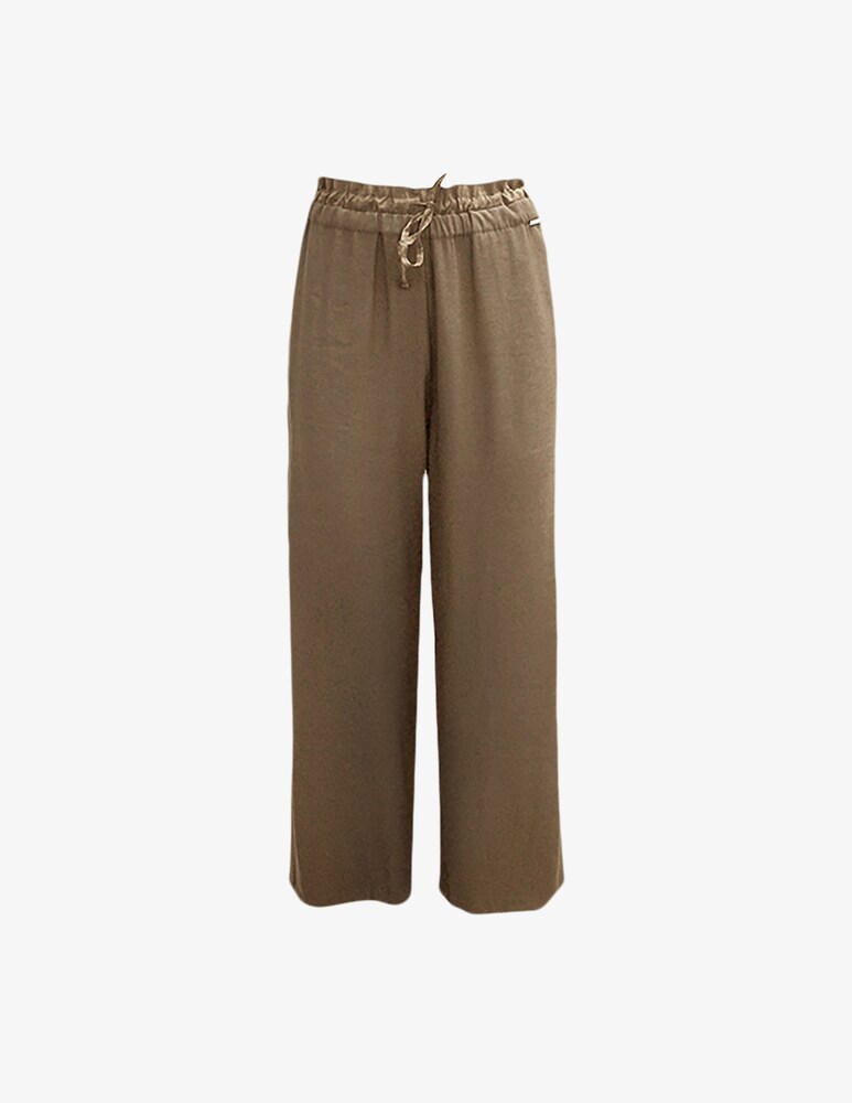 Sandro Ferrone Pantaloni gamba dritta con coulisse
