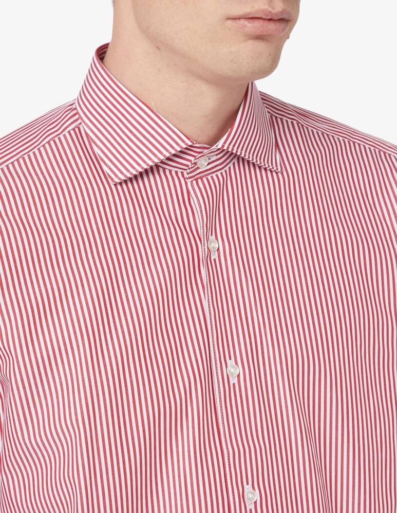 Sartoria Italiana Camicia Bastoncino Regular Fit Collo Francese
