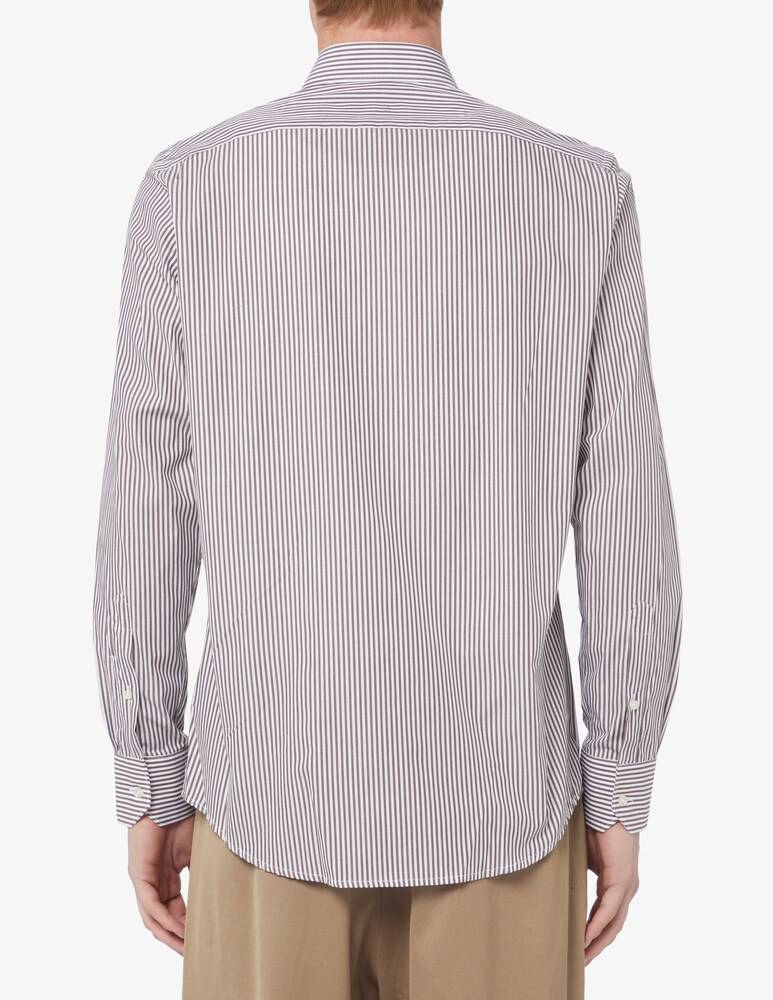 Sartoria Italiana Camicia Bastoncino Regular Fit Collo Francese