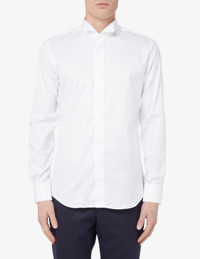 Sartoria Italiana Camicia modern cerimonia doppio polso