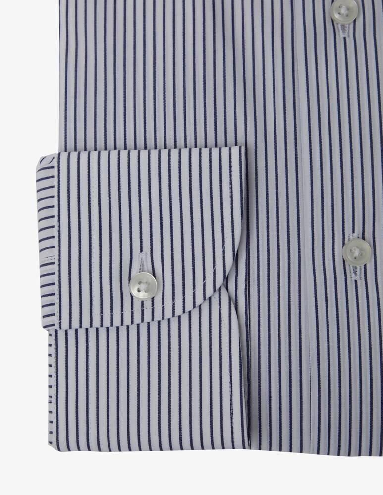 Sartoria Italiana Camicia Modern Micro Riga Doppio Ritorto