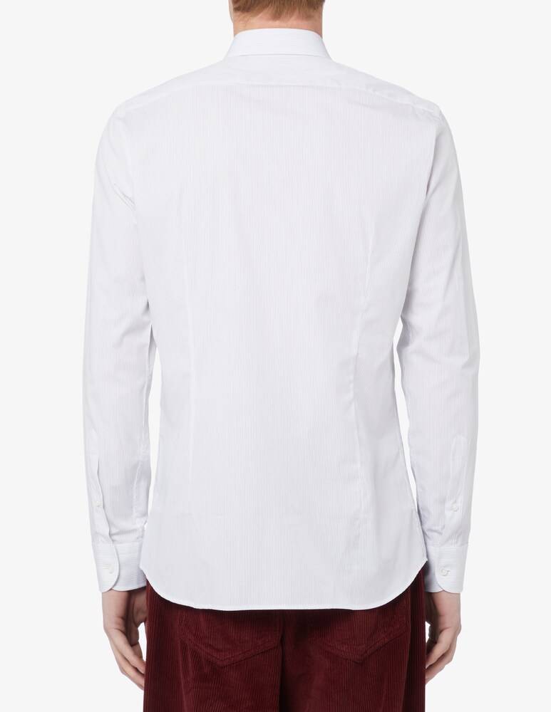 Sartoria Italiana Camicia Modern Micro Riga Doppio Ritorto