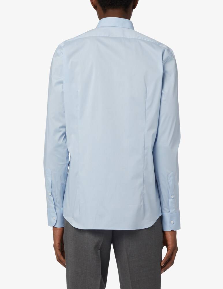 Sartoria Italiana Camicia Popeline Stretch