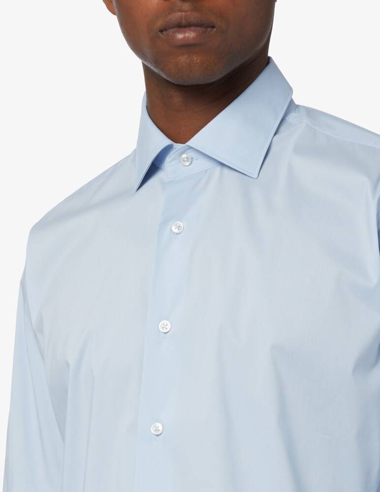 Sartoria Italiana Camicia Popeline Stretch
