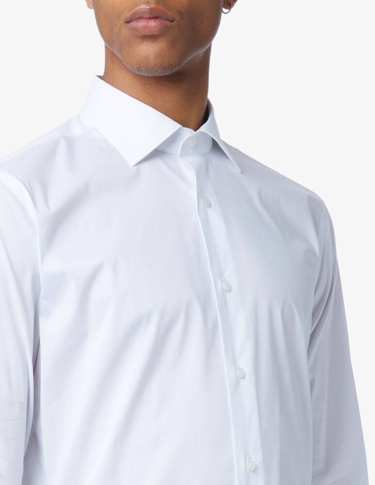 Sartoria Italiana Camicia Popeline Stretch